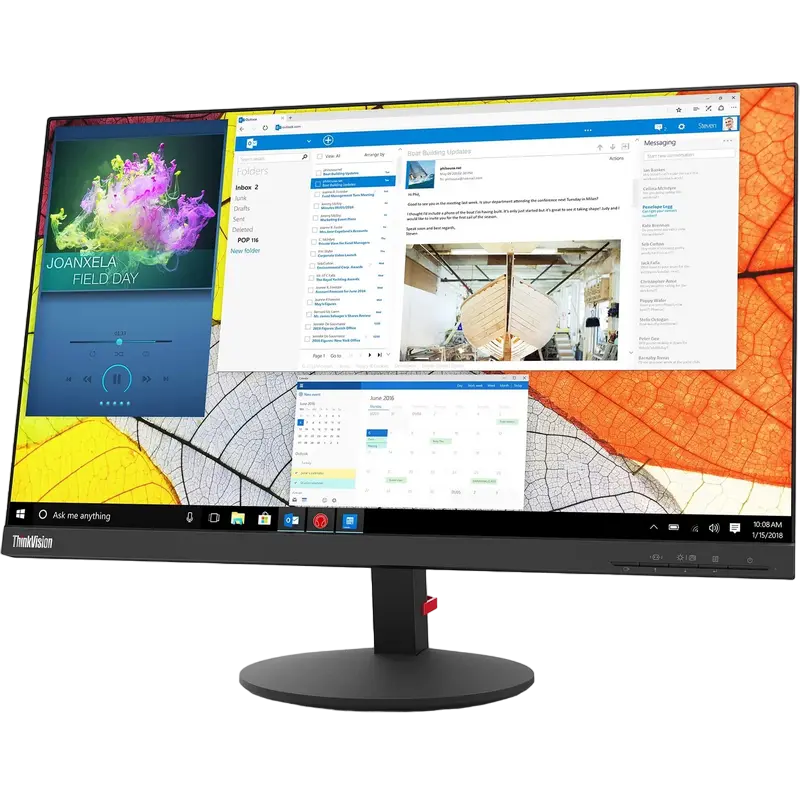 Монитор Lenovo ThinkVision S27q-10 Чёрный