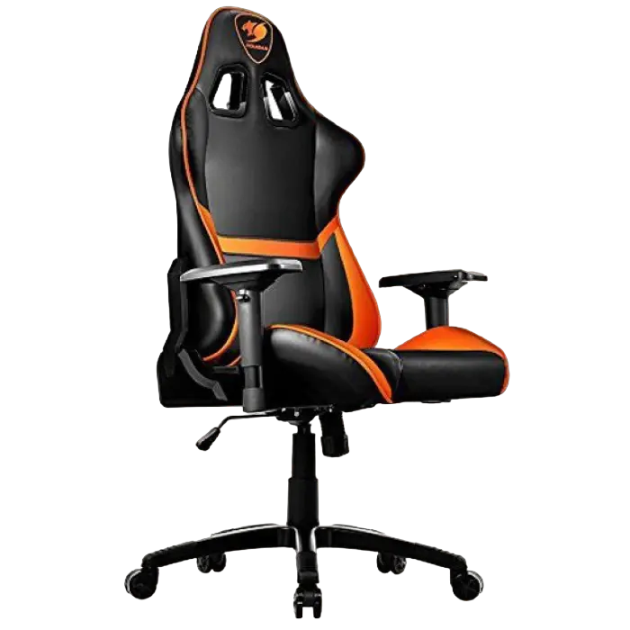 Игровое кресло Cougar Armor Искусственная кожа Черный/Оранжевый