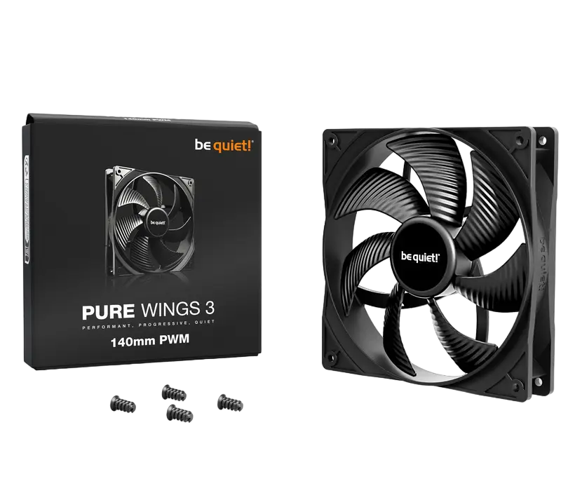 Вентилятор для ПК be quiet! Pure Wings 3 PWM 140 мм Черный