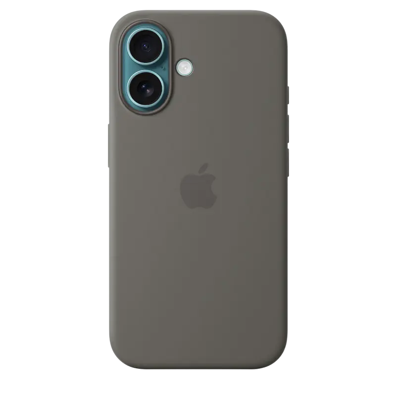 Чехол Apple iPhone 16 Silicone Case MagSafe A3313 Silicone Case with MagSafe Stone Gray