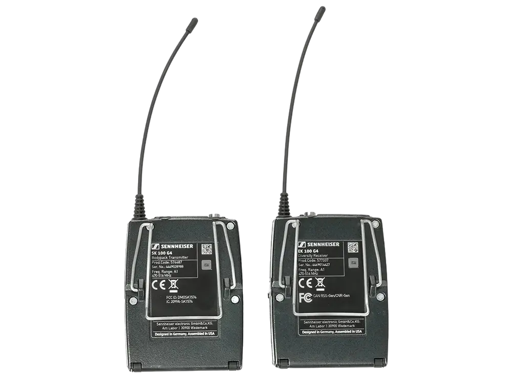 Микрофон для живого исполнения Sennheiser EW 112P G4 E Беспроводной Черный