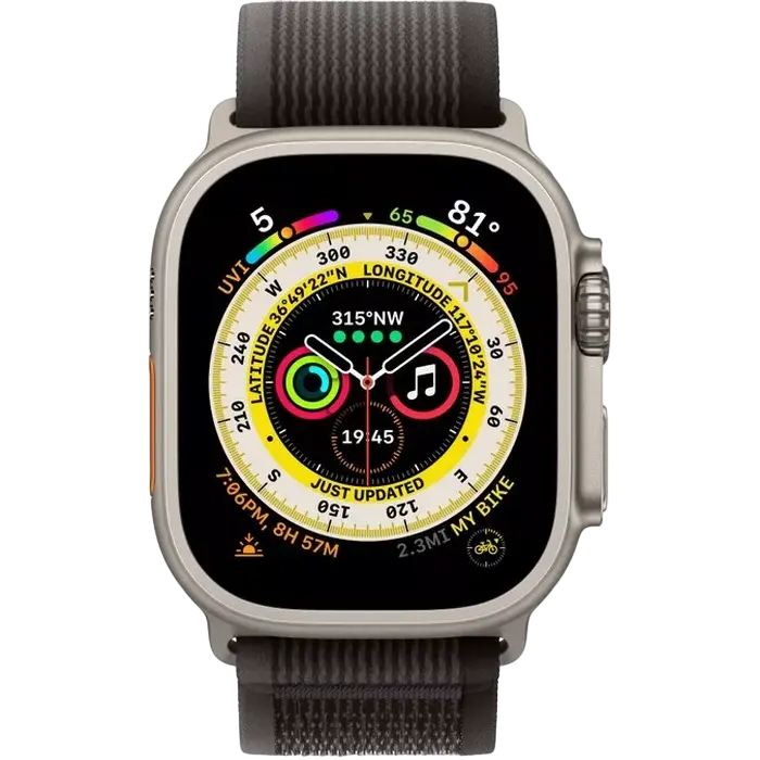 Ceas inteligent Apple Watch Ultra Negru/Gri
