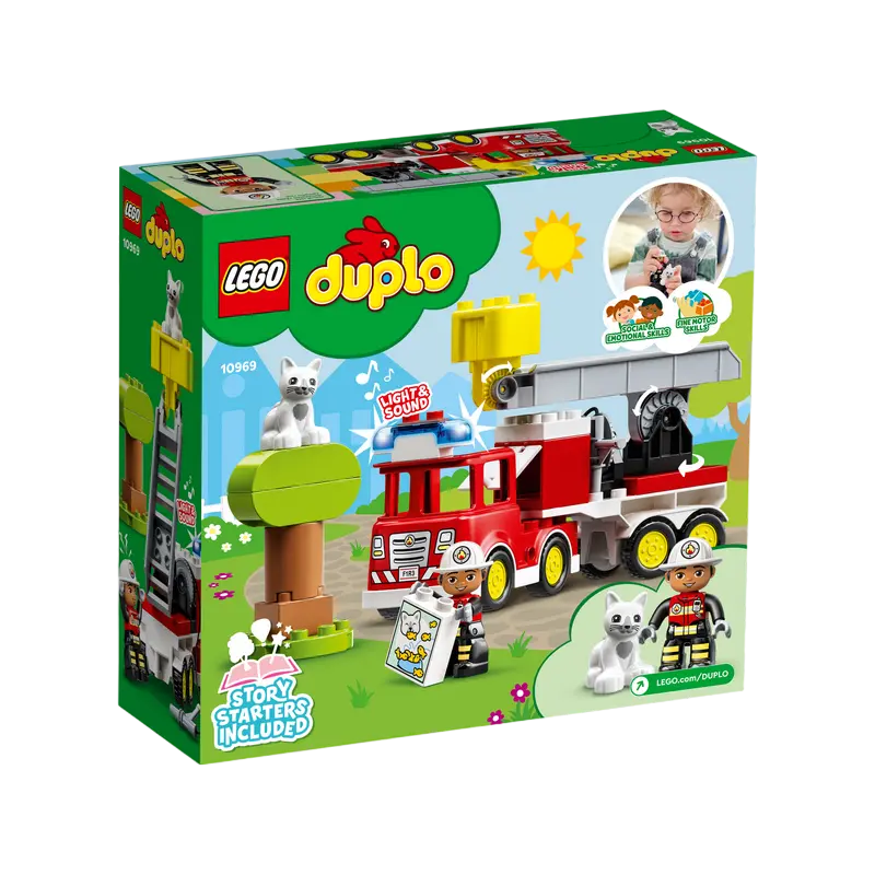 Конструктор LEGO Fire Truck with Water Spraying Разноцветный