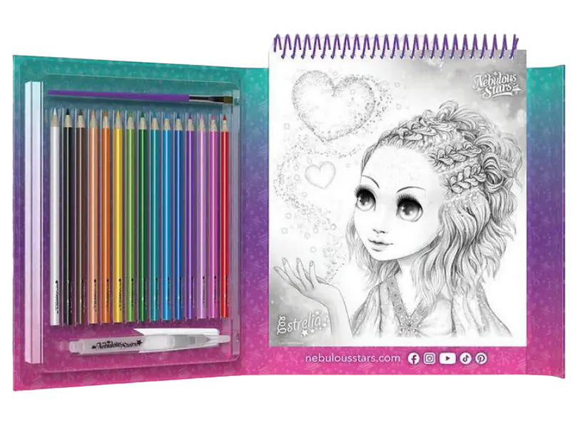 Nebulous Stars Watercoloring Book Set