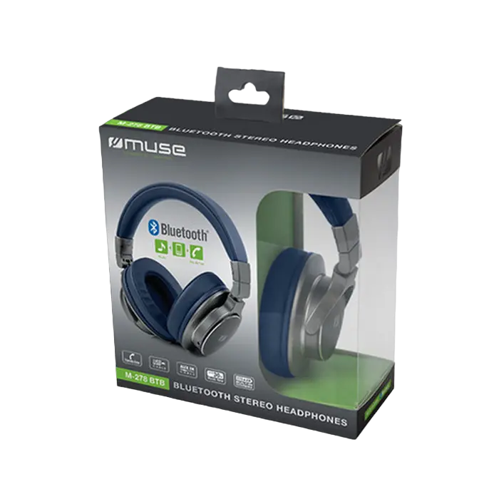 Căști MUSE M-278 BTB Albastru