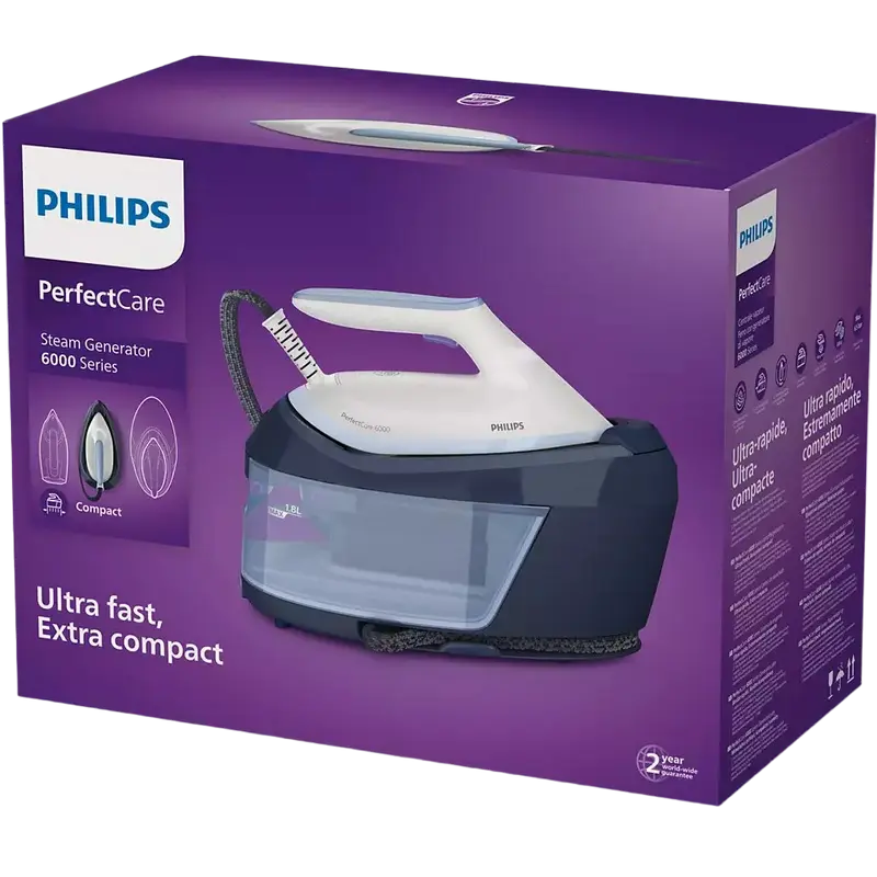 Утюг с парогенератором Philips PSG6026/20 Синий