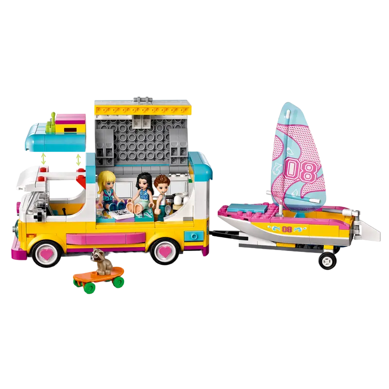 Конструктор LEGO Forest Camper Van and Sailboat Разноцветный