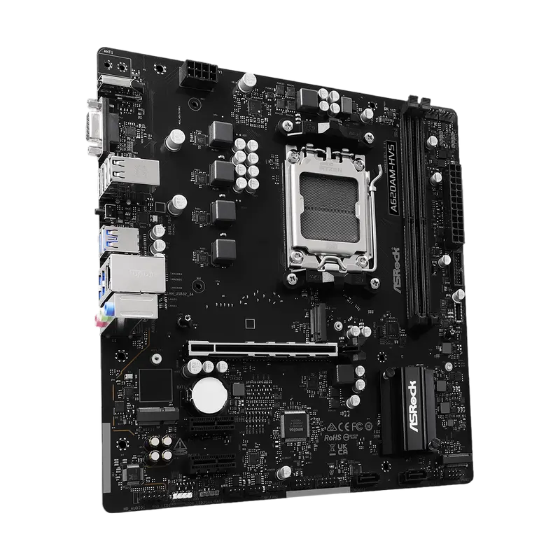 Материнская плата ASRock A620AM-HVS AM5 Micro-ATX