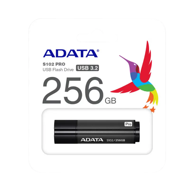 USB Flash накопитель ADATA S102 Pro 256ГБ Серый
