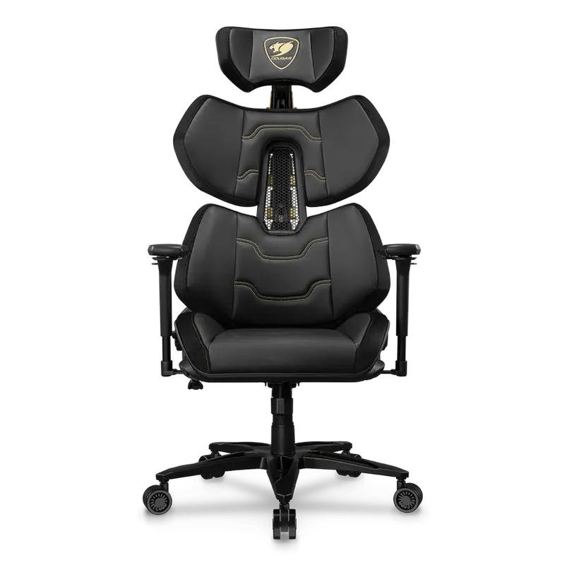 Игровое кресло Cougar Terminator Elite Искусственная кожа Черный | Золотистый