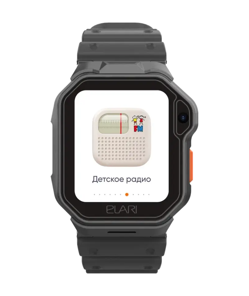 Ceas pentru copii Elari KidPhone Techno 4G Negru