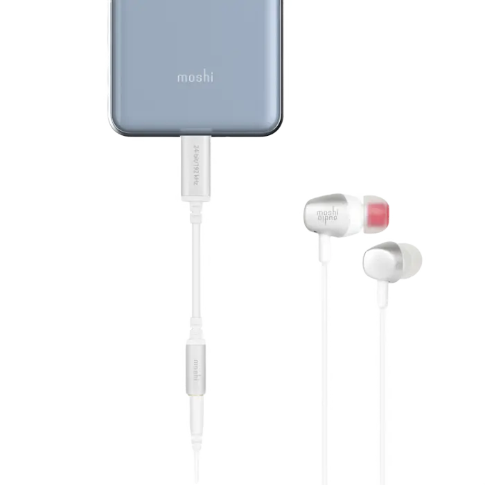 Audio Adaptor Moshi USB-C Digital Audio Adapter Argintiu