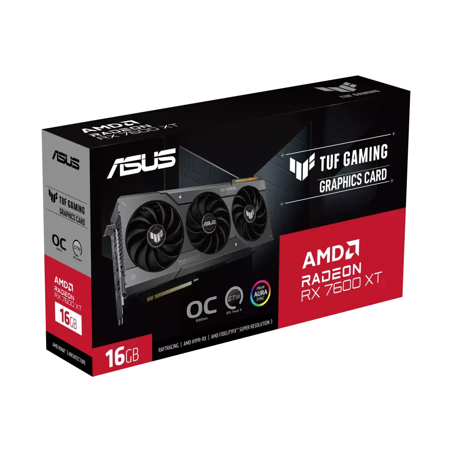 Видеокарта ASUS TUF Gaming Radeon RX 7600 XT OC