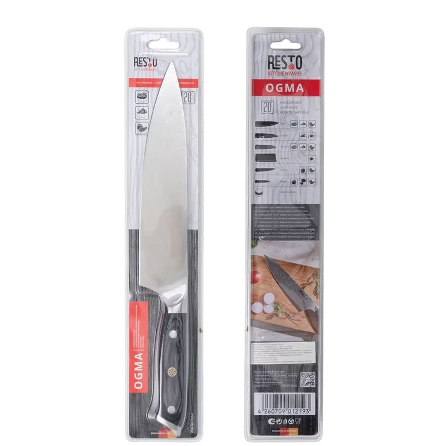 Нож поварской RESTO 95340 Ogma Серый