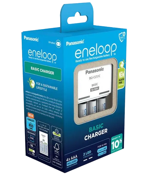 Зарядное устройство Panasonic Basic K-KJ51MCD04E Белый