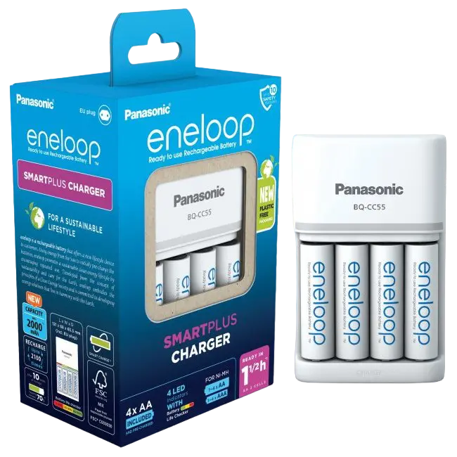 Зарядное устройство Panasonic Smart-Quick K-KJ55MCD40E Белый