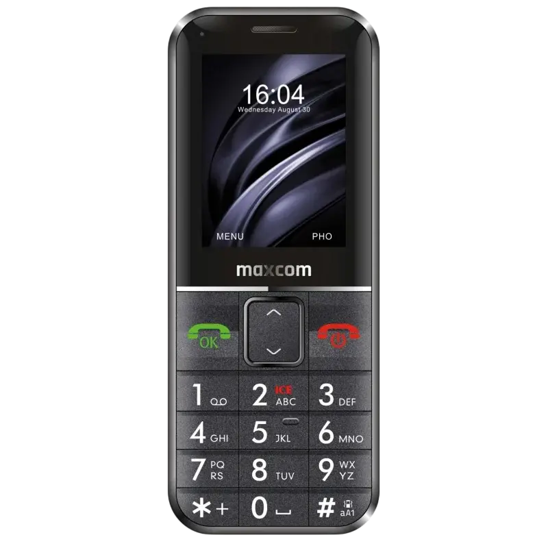 Мобильный телефон MaxCom MM735, Чёрный