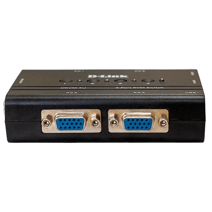 KVM Переключатель D-Link DKVM-4U Черный
