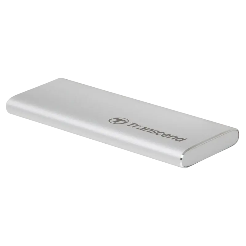 Внешний портативный SSD накопитель Transcend ESD260C 500 ГБ Серебристый