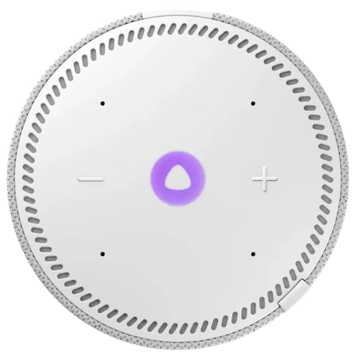 Умная колонка Yandex Station Mini with Clock Серый