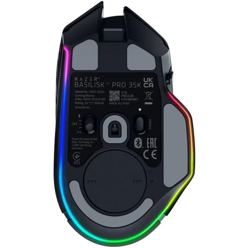 Беcпроводная мышь Razer Basilisk V3 Pro 35K Беспроводное,Проводное Чёрный