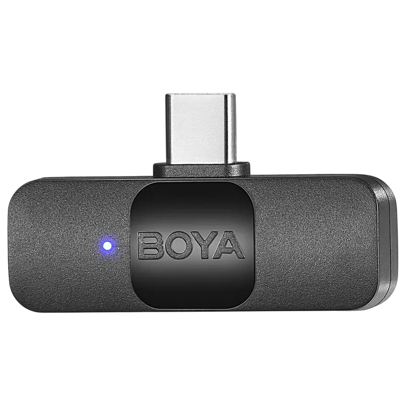 Портативный записывающий микрофон Boya BY-V10 Беспроводной Черный
