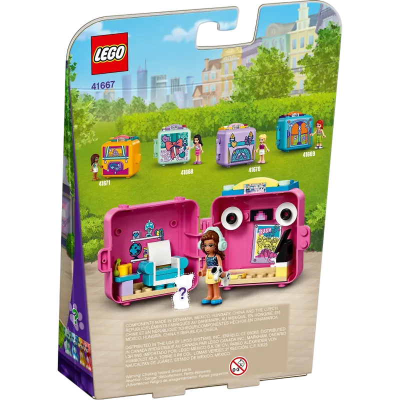 Конструктор LEGO Olivia's Gaming Cube Розовый