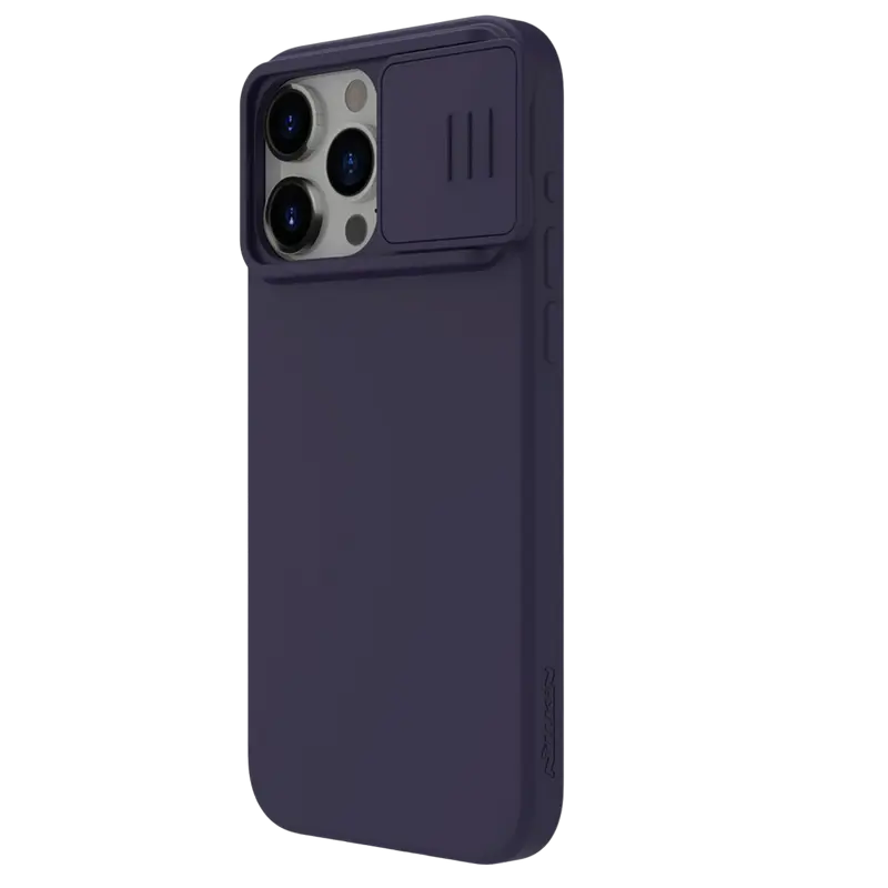 Husă Nillkin Apple iPhone 15 Pro CamShield Silky Silicone CamShield Silky Violet închis