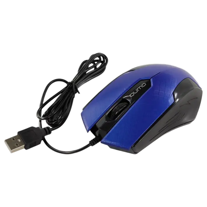 Мышь QUMO M14 Проводное Синий