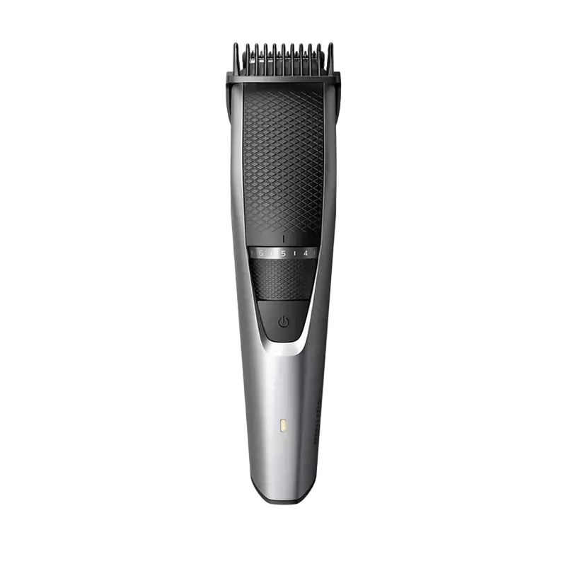Мужской Триммер Philips Beardtrimmer Series 3000 Серебристый | Черный