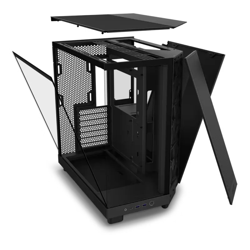 Carcasă PC NZXT H6 Flow Midi-Tower Negru