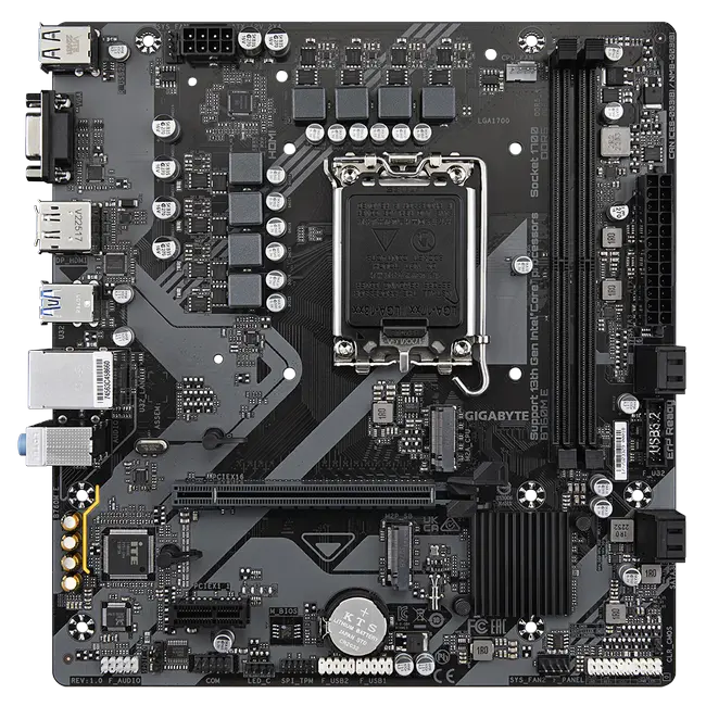 Материнская плата Gigabyte B760M E LGA1700 Micro-ATX