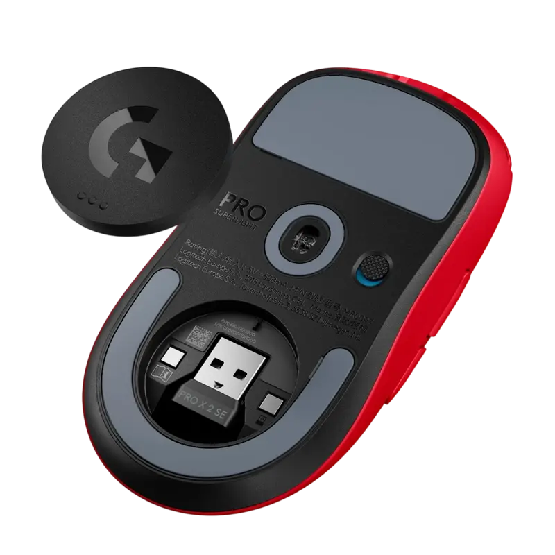 Gaming Mouse Logitech PRO X Superlight 2 SE Lightspeed Fără fir Roșu