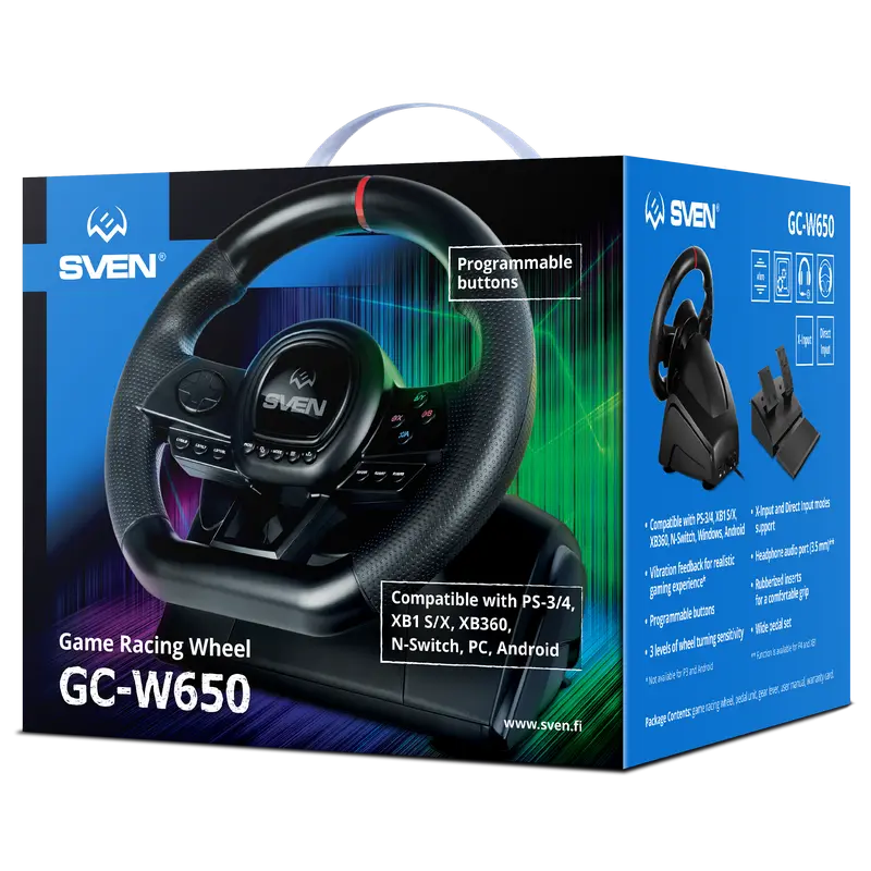 База для руля SVEN GC-W650 Чёрный