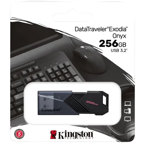 USB Flash накопитель Kingston DataTraveler Exodia Onyx 256ГБ Чёрный