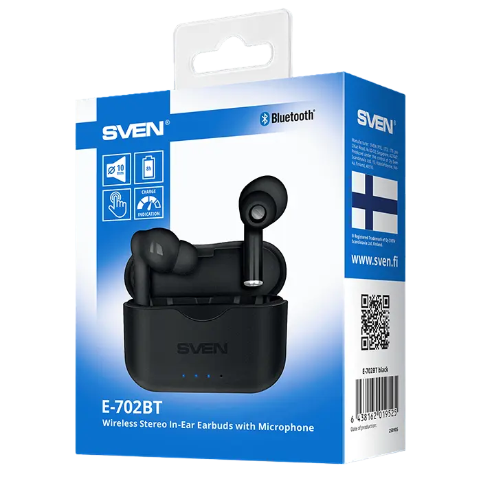 Наушники SVEN E-702BT Чёрный