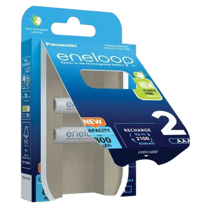 Аккумуляторы Panasonic Eneloop BK-4MCDE/2BE AAA