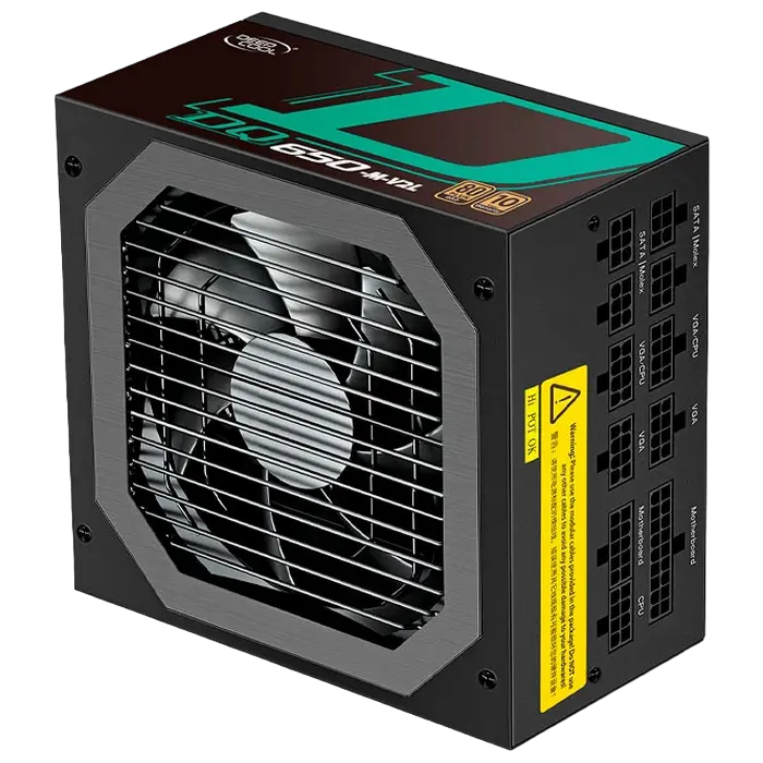 Tip Блок питания для компьютеров Deepcool DQ650-M-V2L ATX Черный