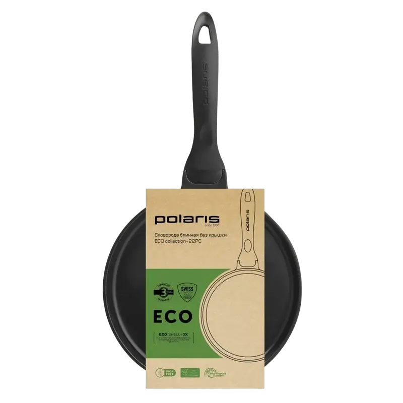 Блинная сковорода Polaris ECO collection-22PC ECO collection Чёрный