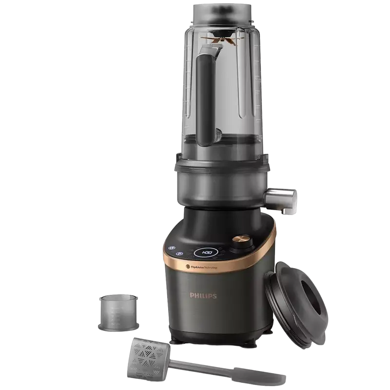 Blender staționar Philips Flip&Juice HR3770/10 Negru | Cupru