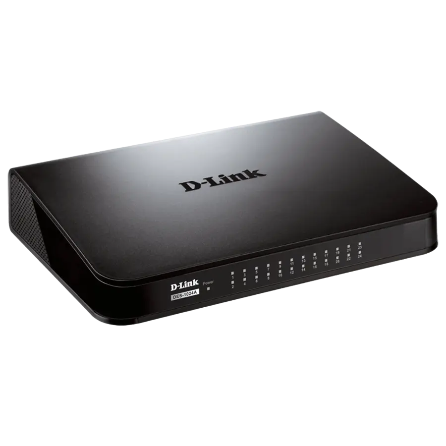 Switch de rețea D-Link DES-1024A Negru