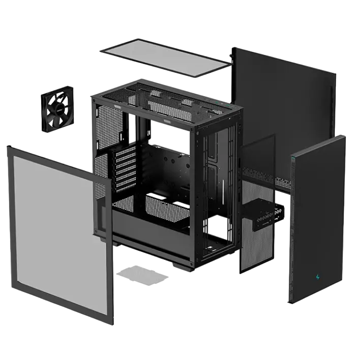 Компьютерный корпус Deepcool CH510 Midi-Tower Черный