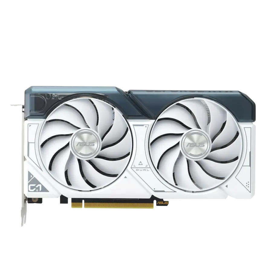 Placă video ASUS Dual GeForce RTX 4060 Ti White OC