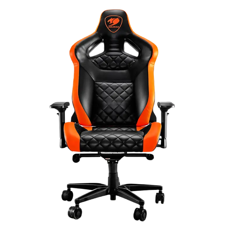 Игровое кресло Cougar Armor Titan ПВХ Кожа Черный/Оранжевый
