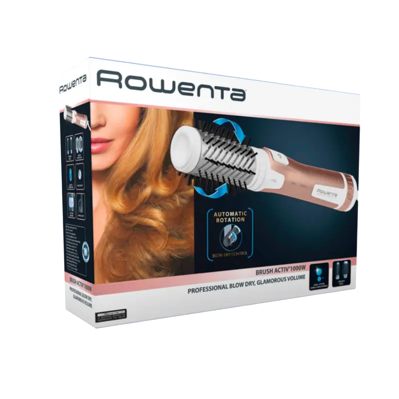 Фен-щётка Rowenta Brush Activ Compact Золотой | Белый