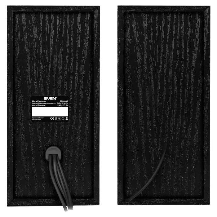 Компьютерные колонки SVEN SPS-603 Черный