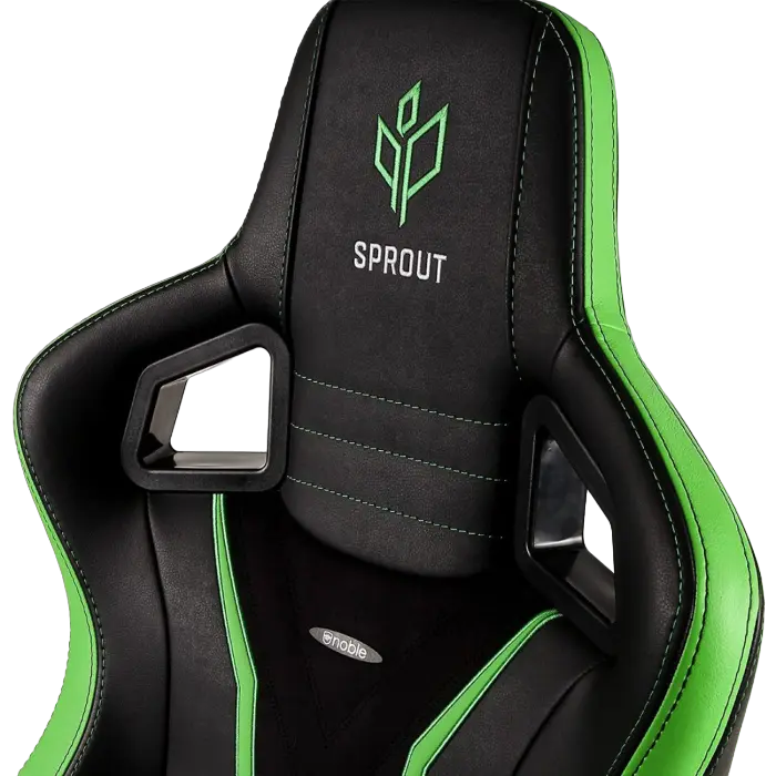 Игровое кресло Noblechairs Epic Искусственная кожа Черный/Зеленый