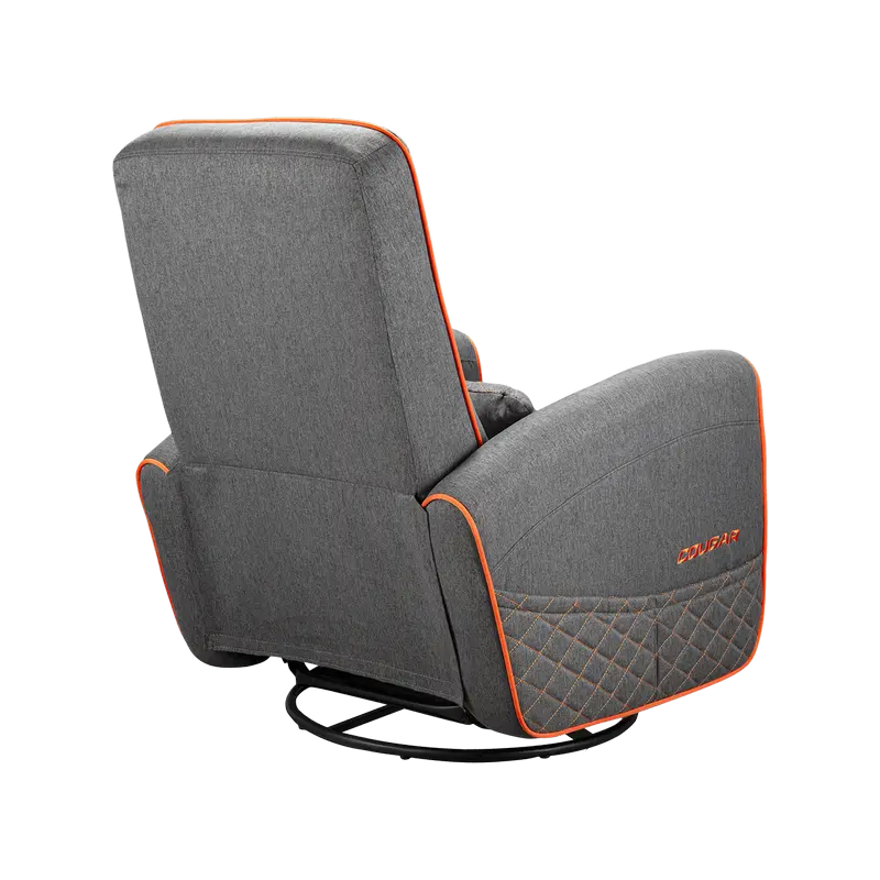 Игровое кресло Cougar FIDOM Имитация льна Серый | Оранжевый