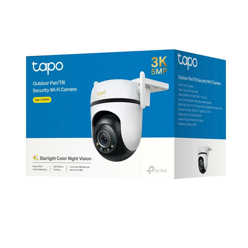 Умная камера видеонаблюдения TP-LINK TAPO C530WS Белый