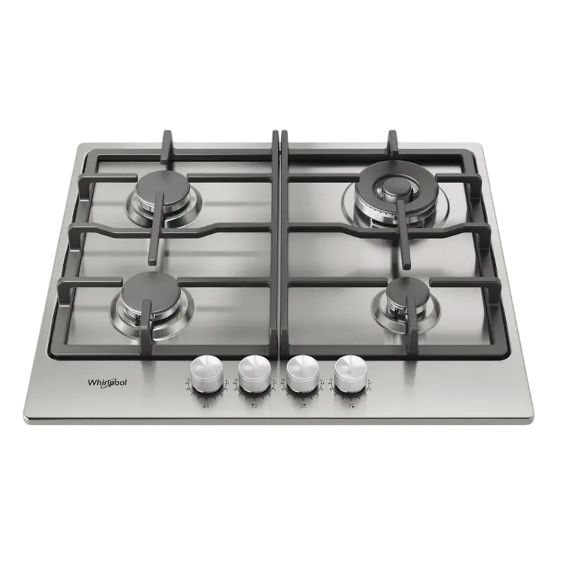 Газовая варочная панель Whirlpool TKRL 661 IX Нержавеющая сталь